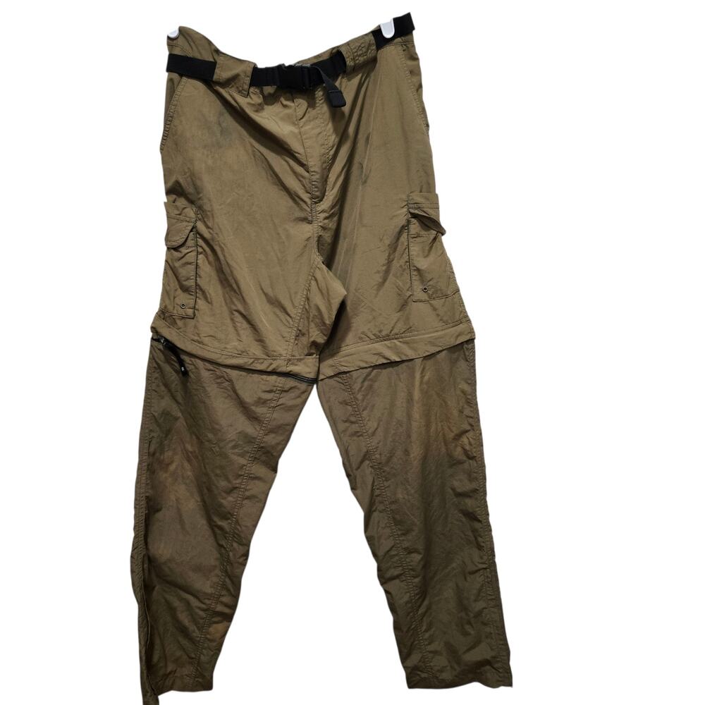 Magellan Fish Gear Convertible Fishing Pants M Olive Zip Off